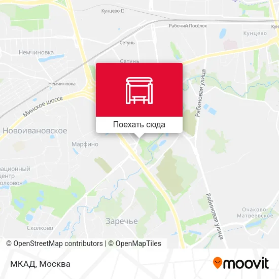 Карта МКАД