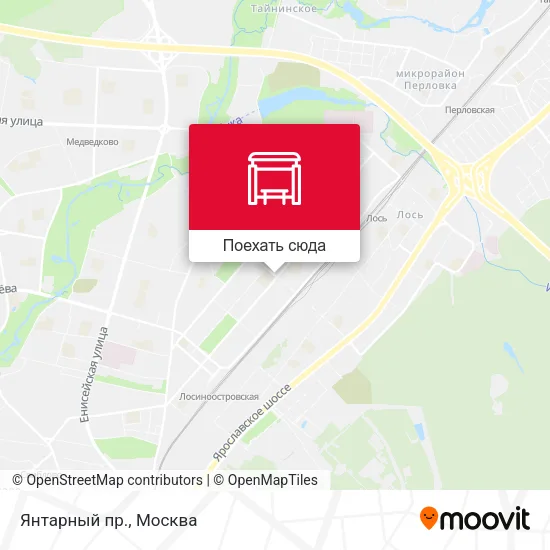 Карта Янтарный пр.
