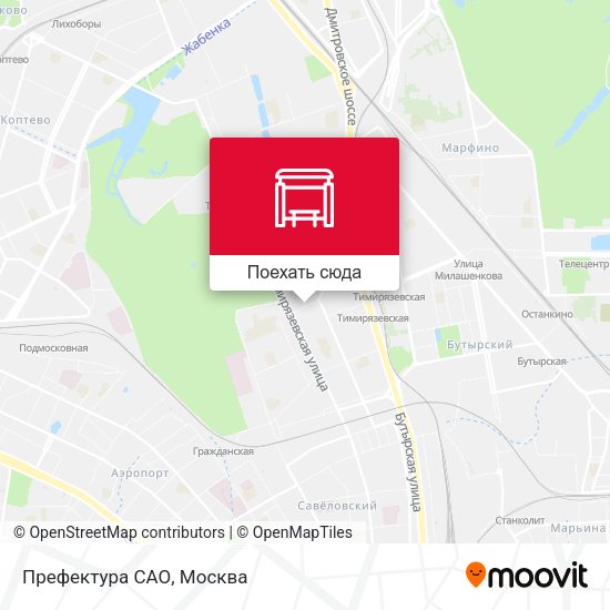 Карта Префектура САО