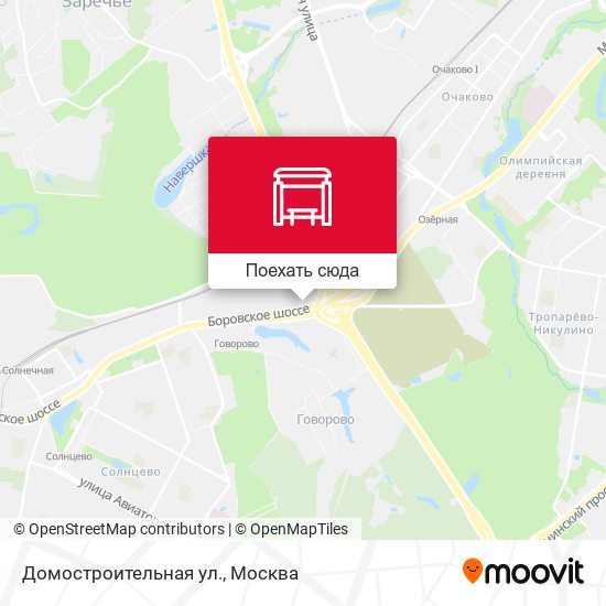 Карта Домостроительная ул.