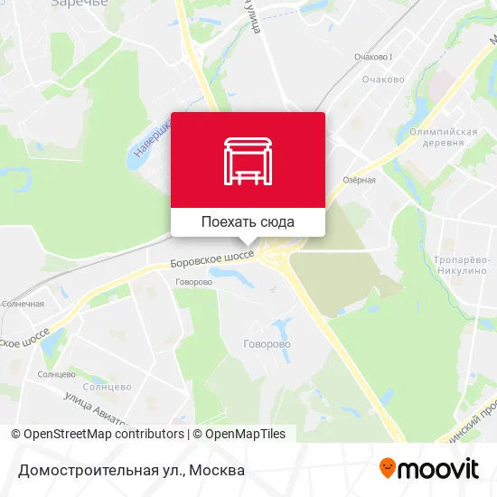 Карта Домостроительная ул.