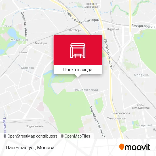 Карта Пасечная ул.