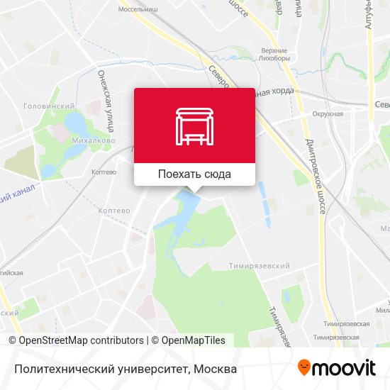 Карта Политехнический университет