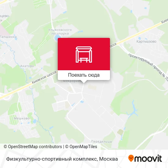 Карта Физкультурно-спортивный комплекс