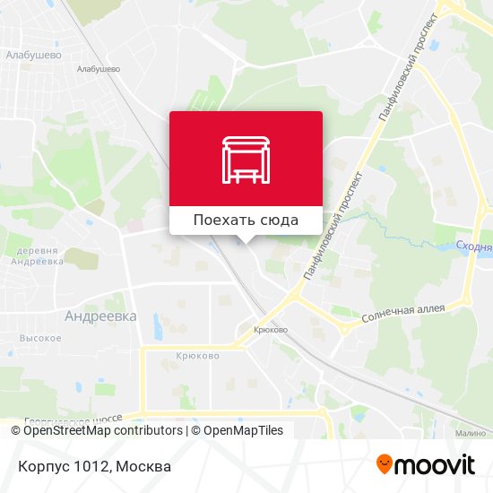 Карта Корпус 1012