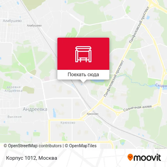 Карта Корпус 1012