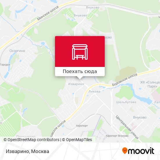 Карта Изварино