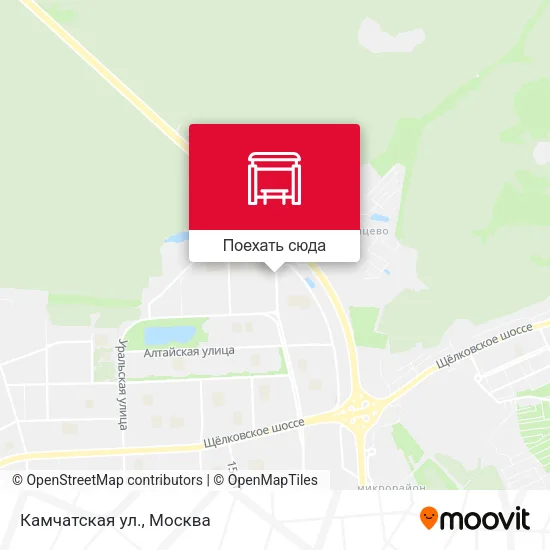 Карта Камчатская ул.