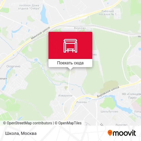Карта Школа