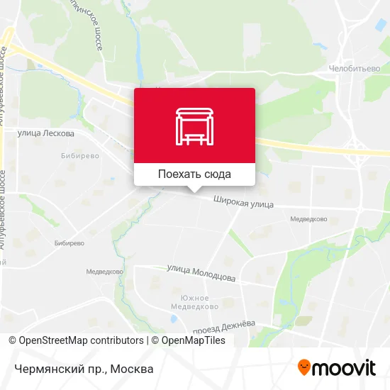 Карта Чермянский пр.