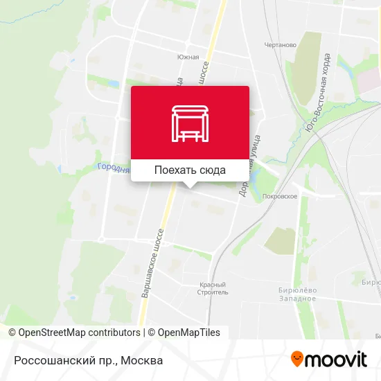 Карта Россошанский пр.