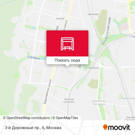 Карта 3-й Дорожный пр., 6