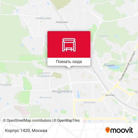 Карта Корпус 1420
