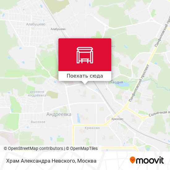 Карта Храм Александра Невского