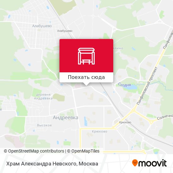 Карта Храм Александра Невского