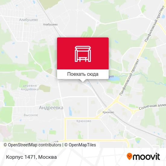 Карта Корпус 1471