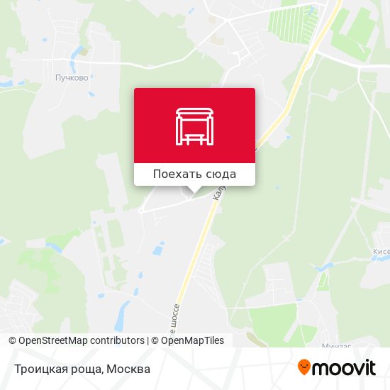 Карта Троицкая роща