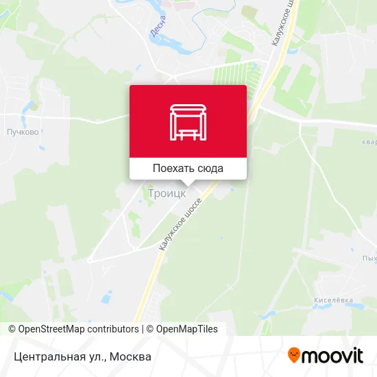 Карта Центральная ул.