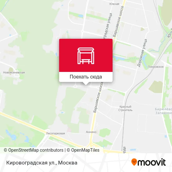 Карта Кировоградская ул.