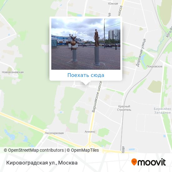 Карта Кировоградская ул.