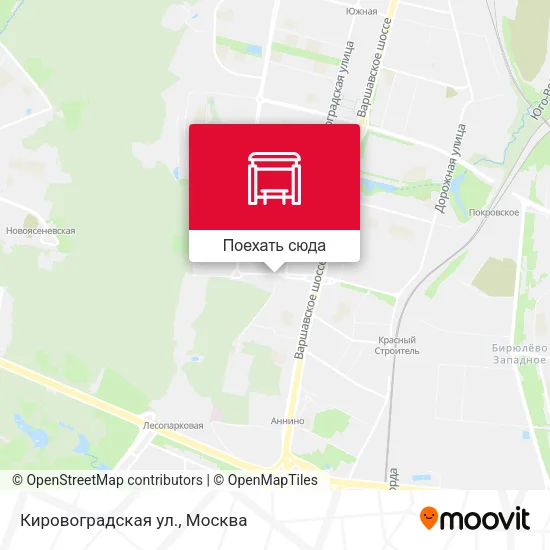 Карта Кировоградская ул.