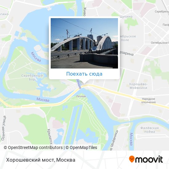 Карта Хорошевский мост