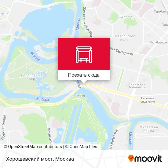 Карта Хорошевский мост