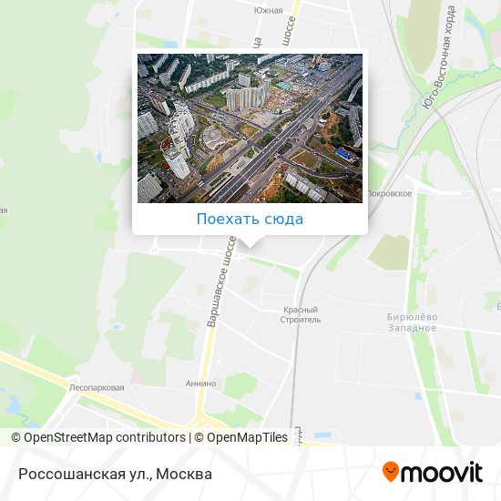 Карта Россошанская ул.