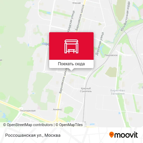 Карта Россошанская ул.