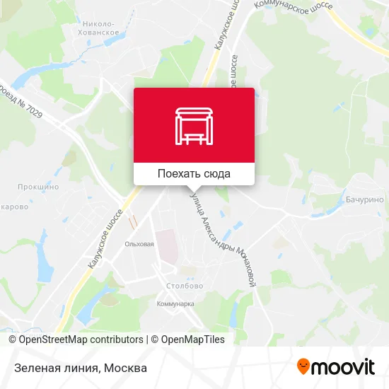 Карта Зеленая линия