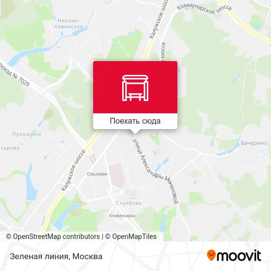 Карта Зеленая линия