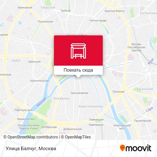 Карта Улица Балчуг