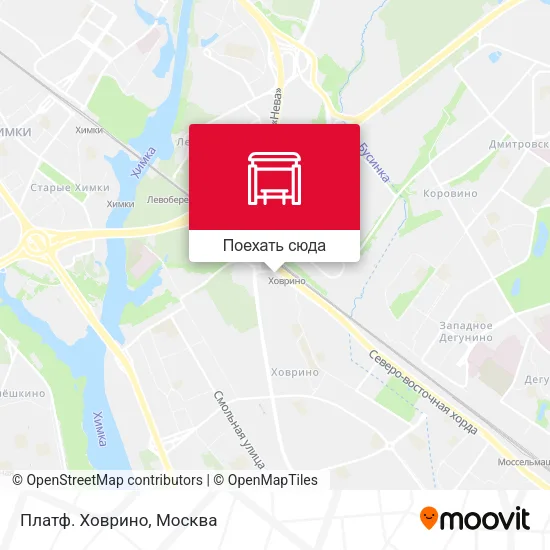 Карта Платф. Ховрино