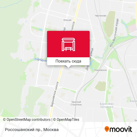 Карта Россошанский пр.
