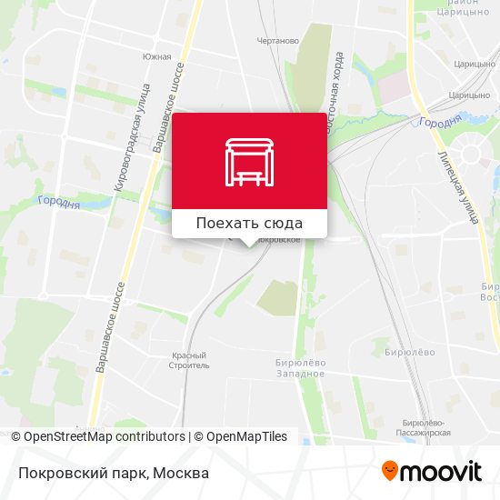 Карта Покровский парк
