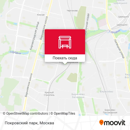 Карта Покровский парк