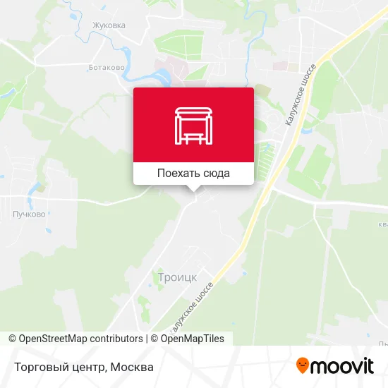 Карта Торговый центр