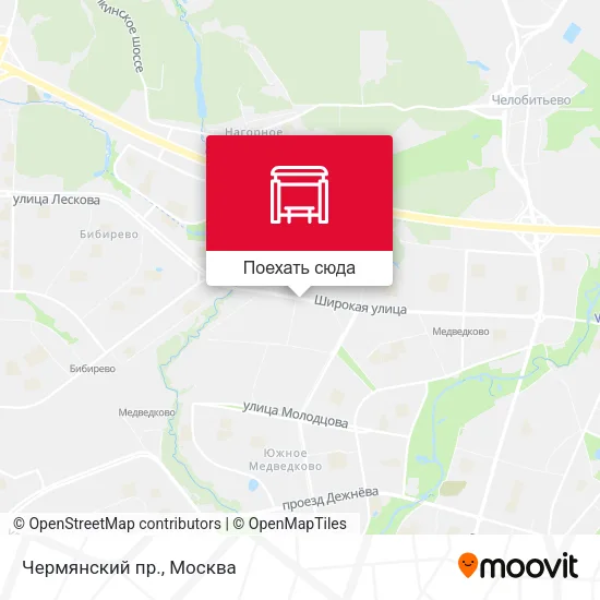 Карта Чермянский пр.