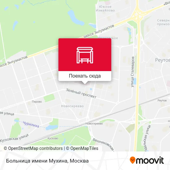 Карта Больница имени Мухина