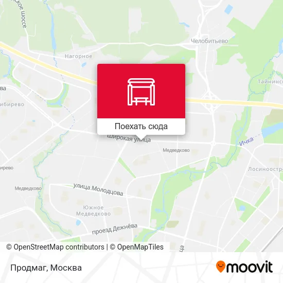Карта Продмаг