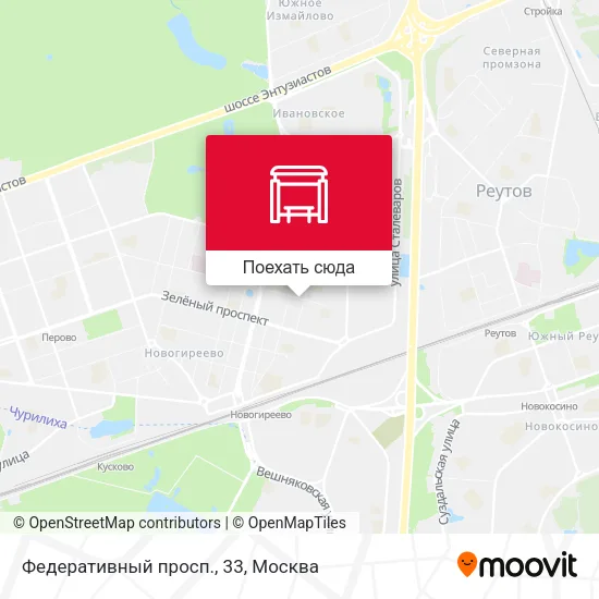 Карта Федеративный просп., 33