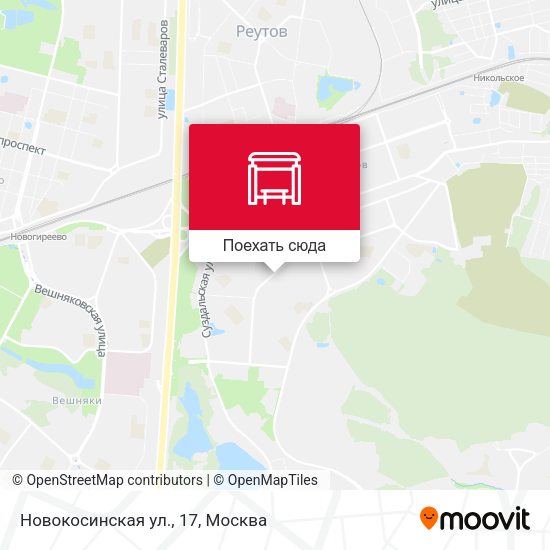 Карта Новокосинская ул., 17