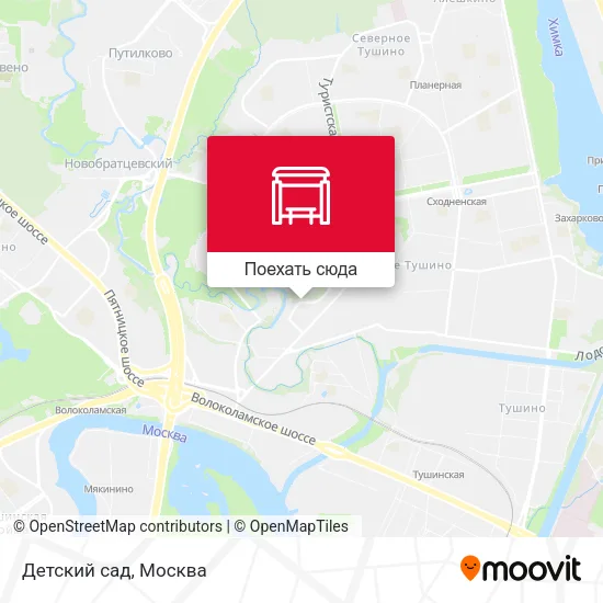 Карта Детский сад