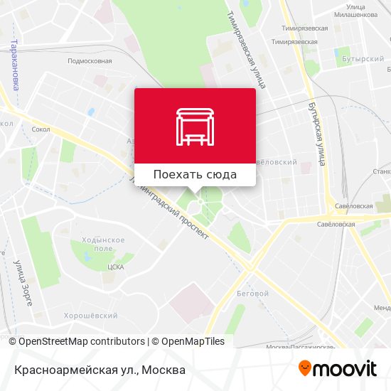Карта Красноармейская ул.