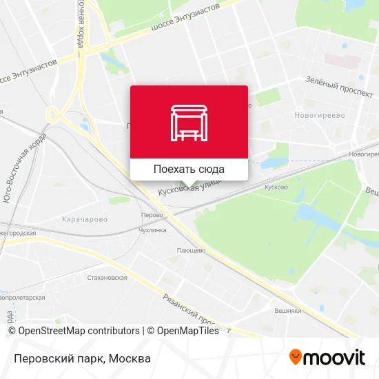 Карта Перовский парк