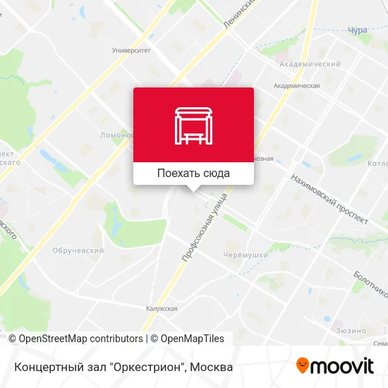 Карта Концертный зал "Оркестрион"