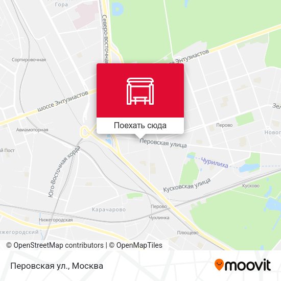 Карта Перовская ул.