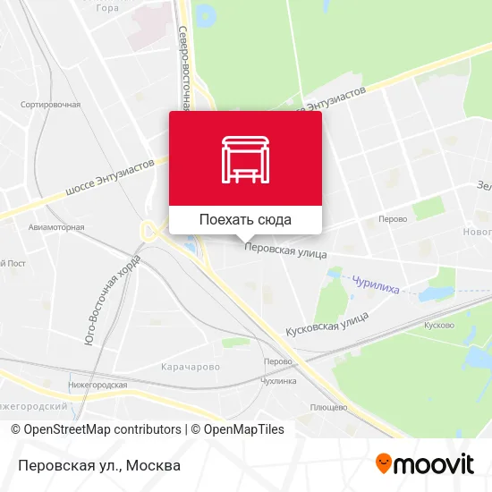 Карта Перовская ул.