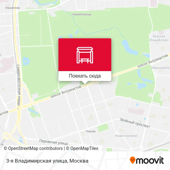 Карта 3-я Владимирская улица