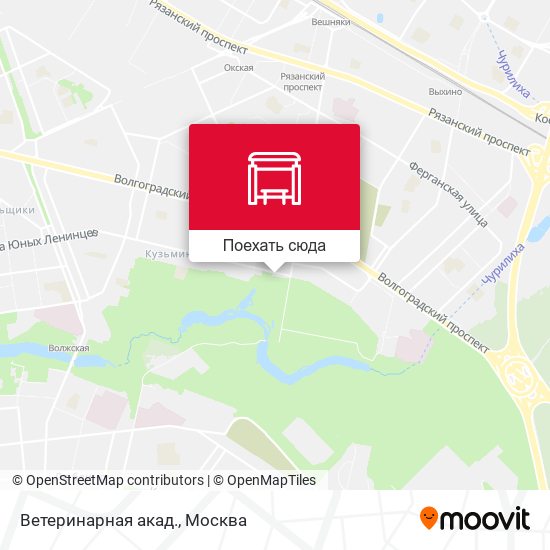 Карта Ветеринарная акад.
